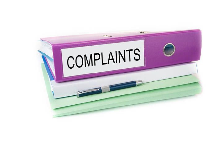 Financial services complaint